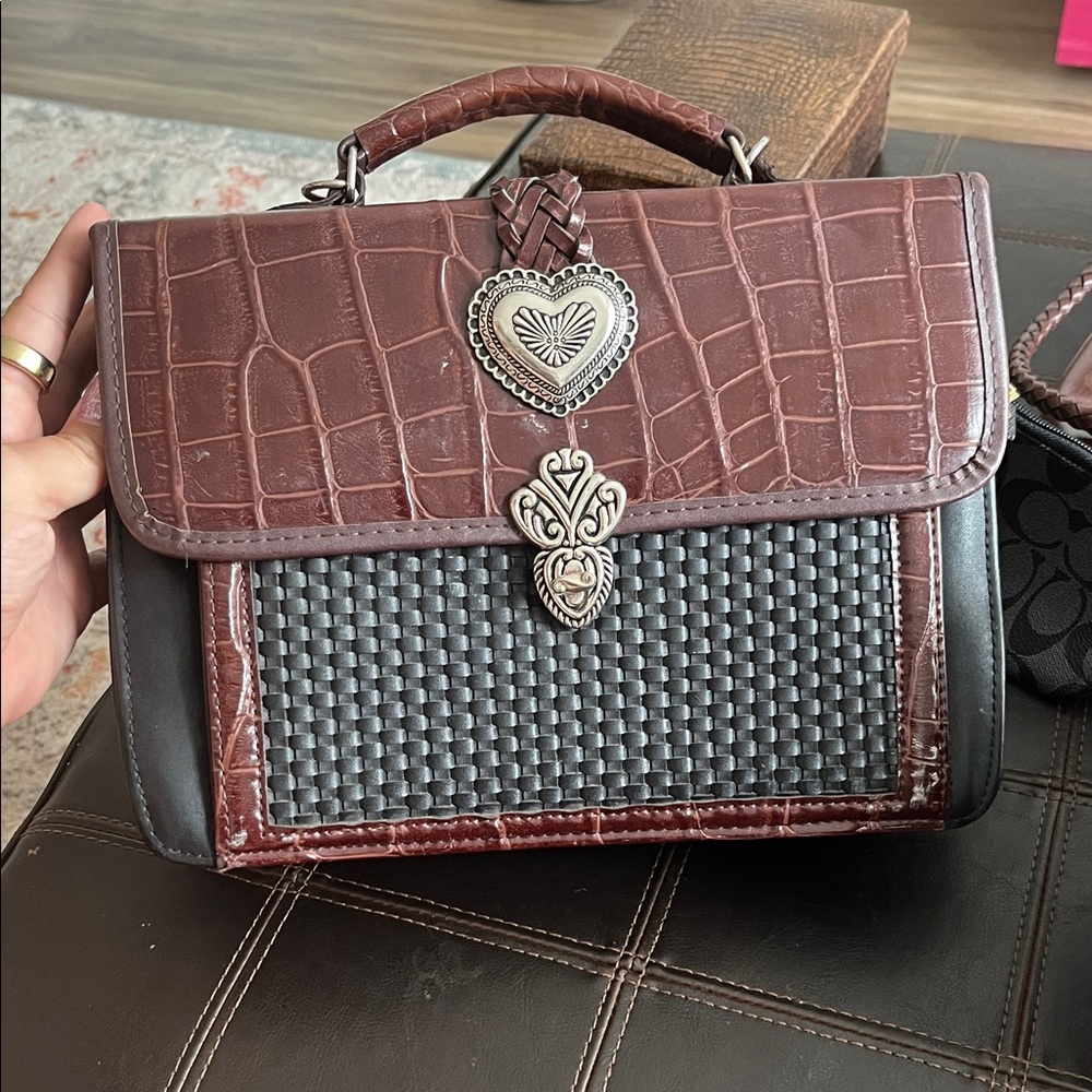 Brighton 1990s briefcase handbag